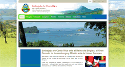 Desktop Screenshot of costaricaembassy.be